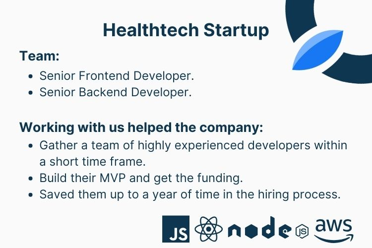 Healthtech Startup screenshot 1