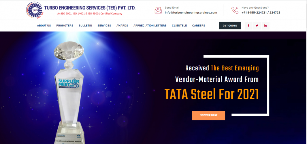 TURBO ENGINEERING SERVICES (TES) PVT. LTD. screenshot 1