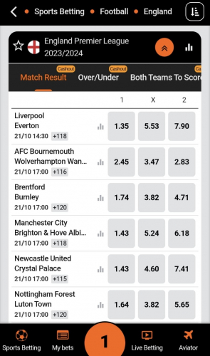 888 Betting & Sports platform mobile platform screenshot 3