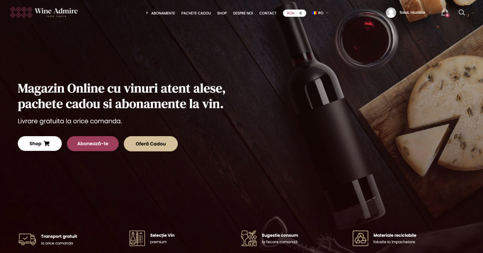 Wine Admire E-commerce platform & marketplaces integration screenshot 2