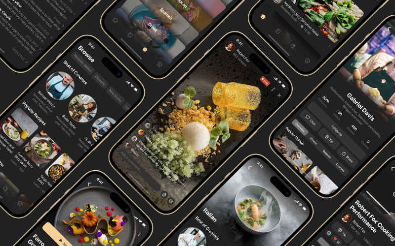 Gorge - live-streaming food platform screenshot 1