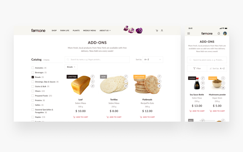 Farm.One - web app for a high-tech vertical farm screenshot 3