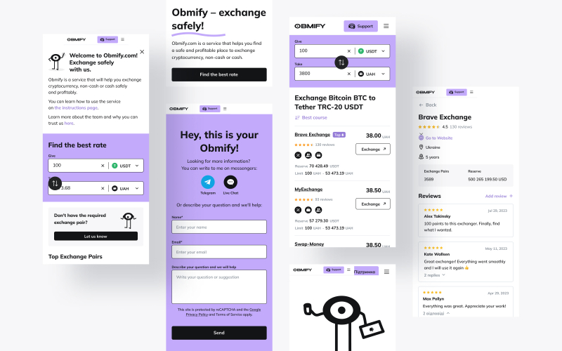 Obmify - exchange rates monitoring screenshot 2