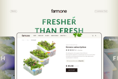 Farm.One - web app for a high-tech vertical farm