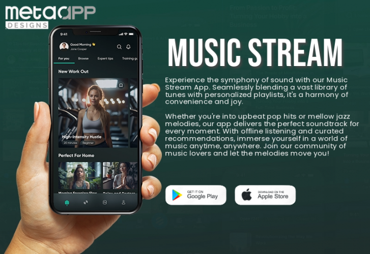 Music Stream Mobile Application screenshot 1