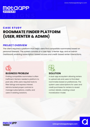 Roommate Finder Platform  (User, Renter & Admin)  screenshot 2