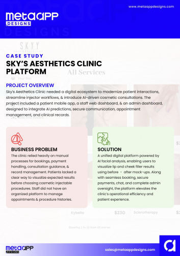 Sky’s Aesthetics Clinic  Platform screenshot 3