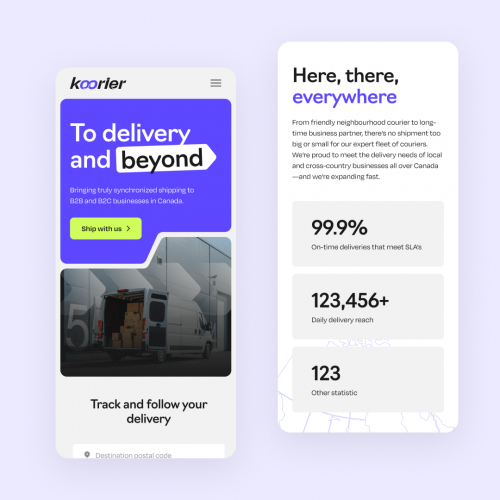 Koorier screenshot 1