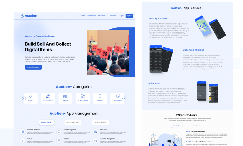 Auction screenshot 1