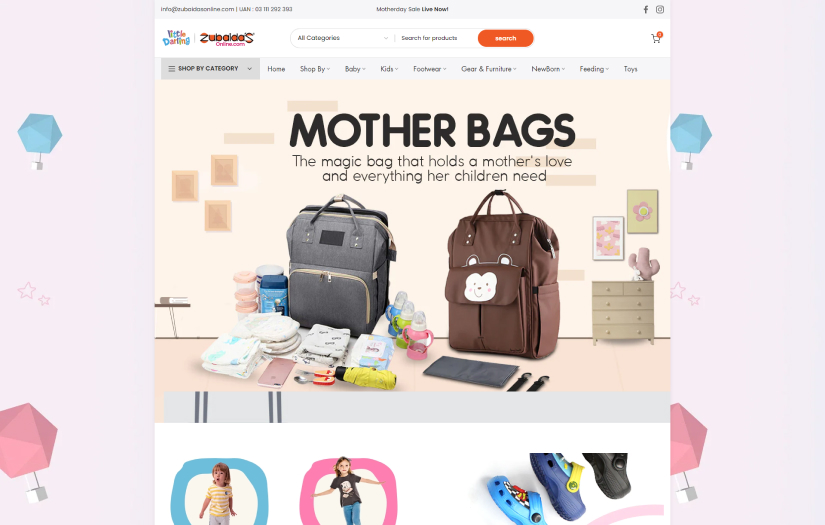 Zubaidas Online screenshot 1