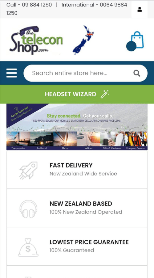 New Zealand The Telecom Shop screenshot 2