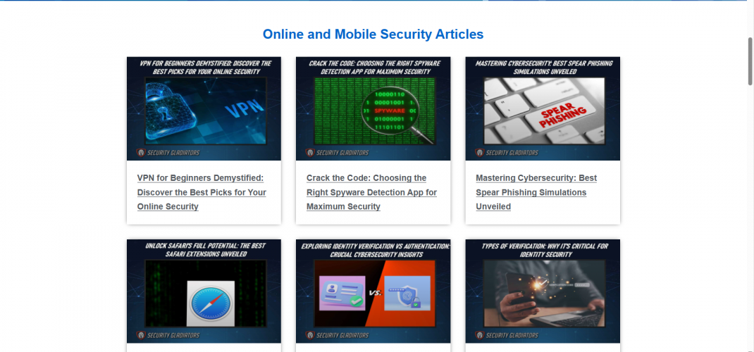 White Label Website Developer for Security Gladiators screenshot 2