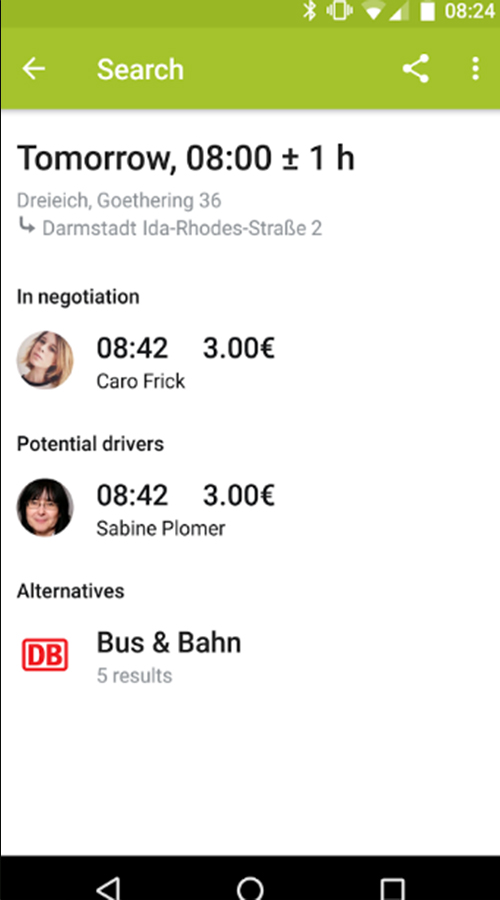 Flinc - Ridesharing App screenshot 6