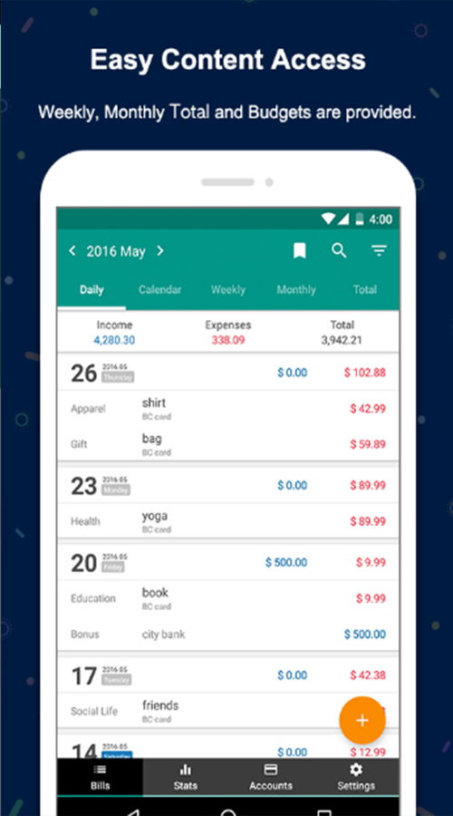Money Manager Expense & Budget screenshot 1