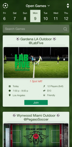 Plei.app: Sports Application for Soccer Field Booking screenshot 2