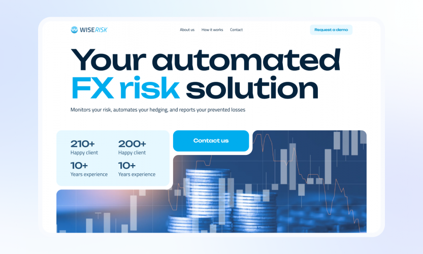 WiseRisk - turnkey solution to manage FX risk (NDA) screenshot 1