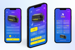 Mobile app + sensor for things position monitoring