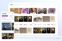 Online art-gallery with unique search engine