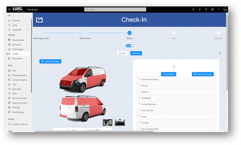 Web Application for Car Rental Operations screenshot 1