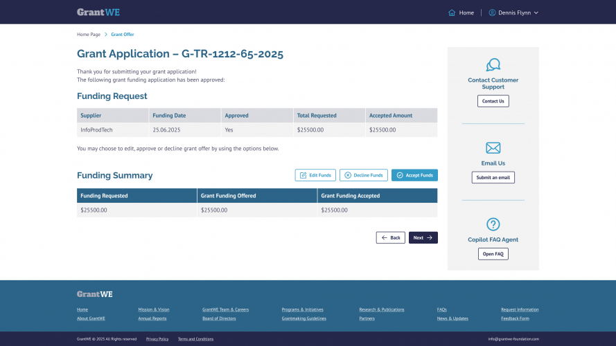 Grant Management Solution Based on Power Platform screenshot 1