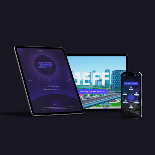 Jeff World - NFT Metaverse Game Landing page screenshot 2
