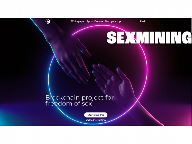 A corporate website and a mobile web application. Created to combat illegal prostitution and pimping through the mining of sex tokens using innovative POD (proof of duty) technology. screenshot 3