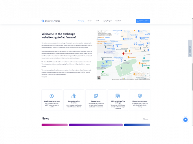 Cryptocurrency exchange site. Created for the exchange, purchase and withdrawal of various cryptocurrencies in Antalya screenshot 4