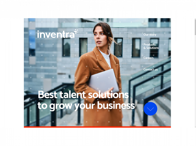 Turnkey corporate website for an IT staffing agency screenshot 5