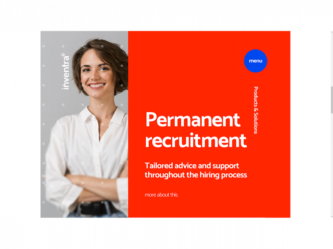 Turnkey corporate website for an IT staffing agency screenshot 2