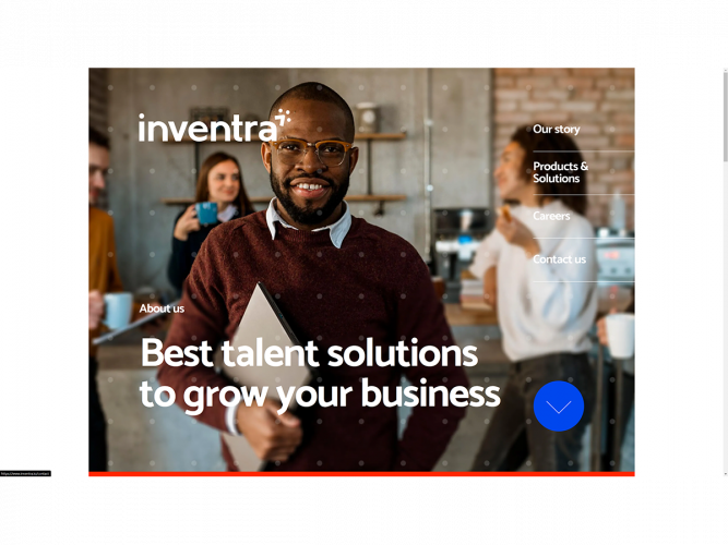 Turnkey corporate website for an IT staffing agency screenshot 4