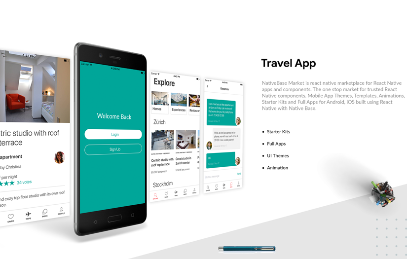 Travel App screenshot 1