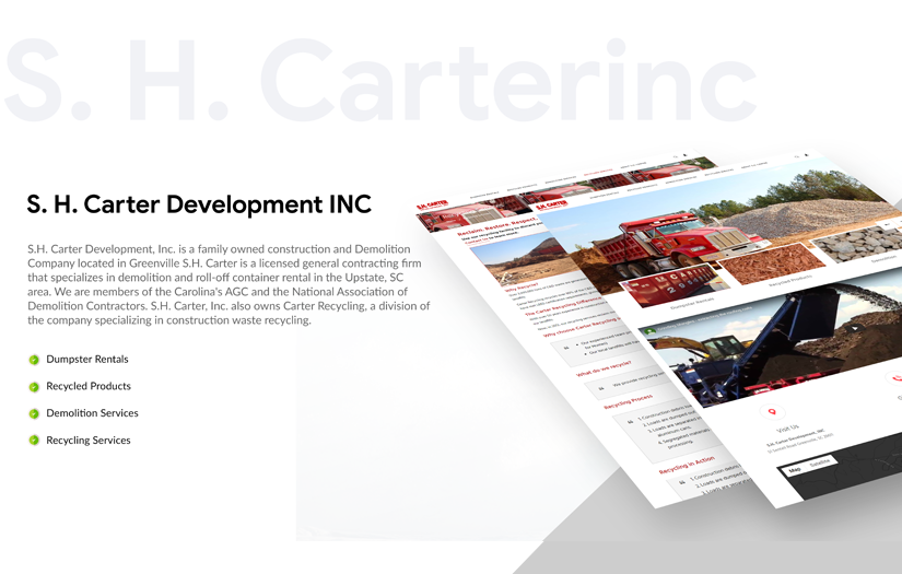 S.H.Carter Development INC screenshot 1