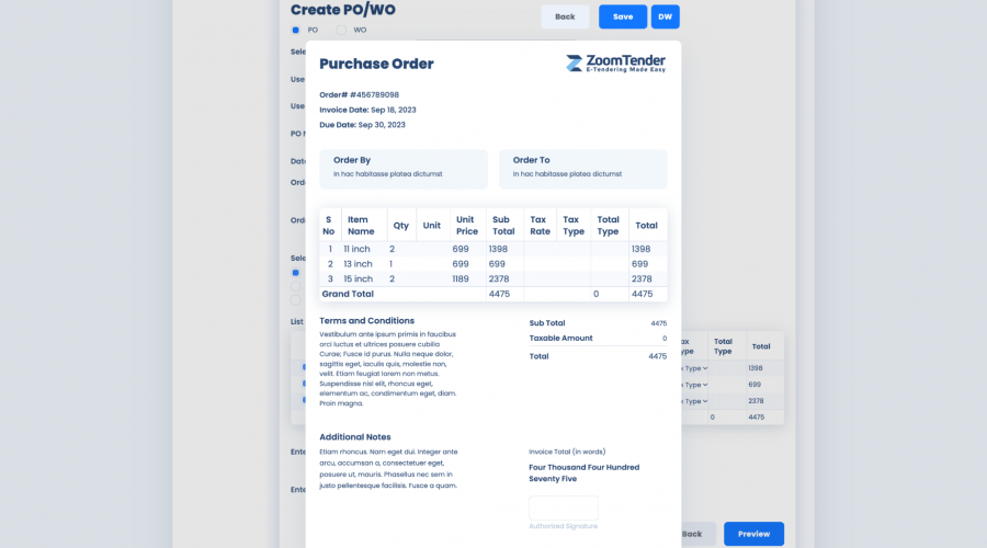 ZoomTender: Innovative reverse auction platform Post, Choose, Pay less screenshot 3