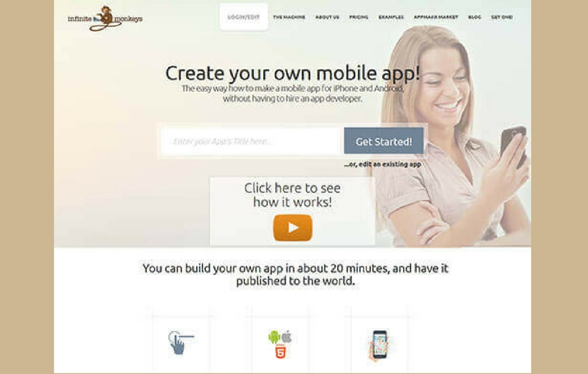 Online Mobile App Creation Software screenshot 1