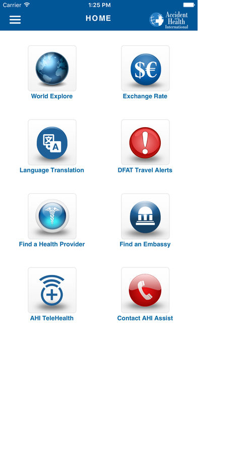 Healthcare App While Travelling to Abroad - AHI Assist screenshot 2