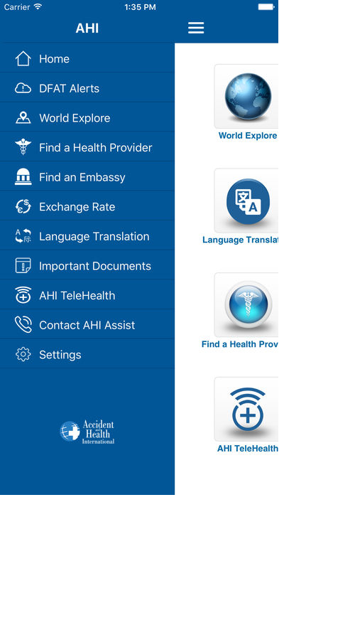 Healthcare App While Travelling to Abroad - AHI Assist screenshot 3