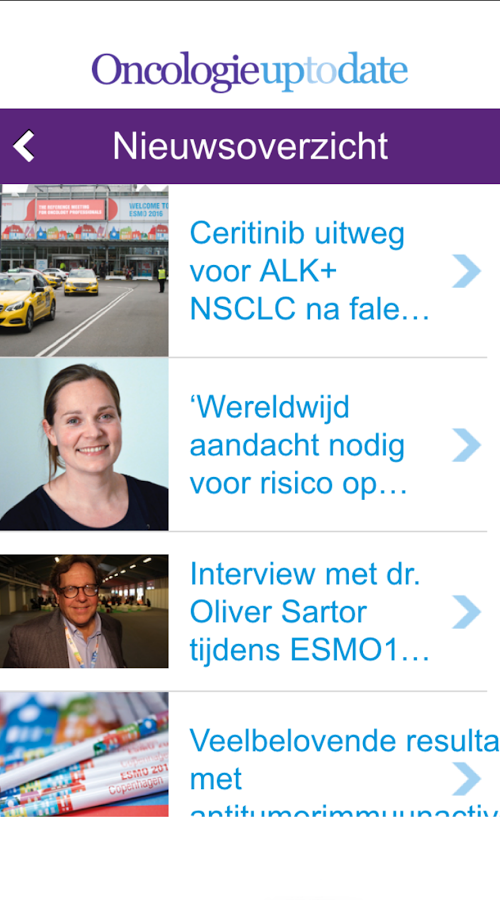 Medical News App – Oncologie screenshot 1