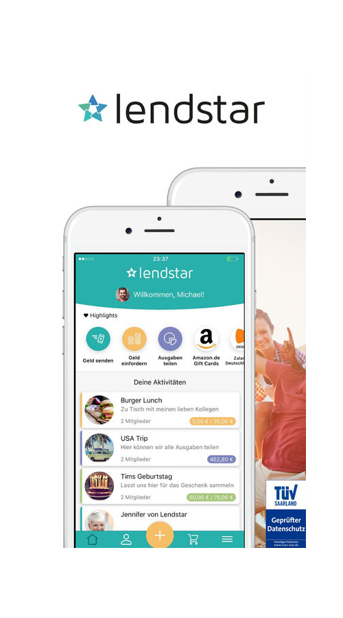 Social Finance App - Lendstar screenshot 1