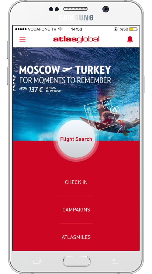 Online Flight Ticket and Booking – AtlasGlobal screenshot 1