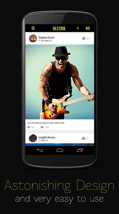 Social Photo Sharing App – Bezzirk screenshot 2