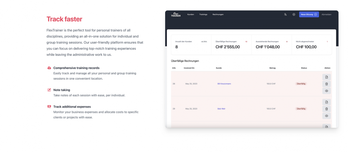 FlexTrainer screenshot 1