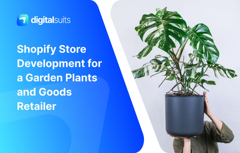 Shopify Store Development for a Garden Plants and Goods Retailer screenshot 1