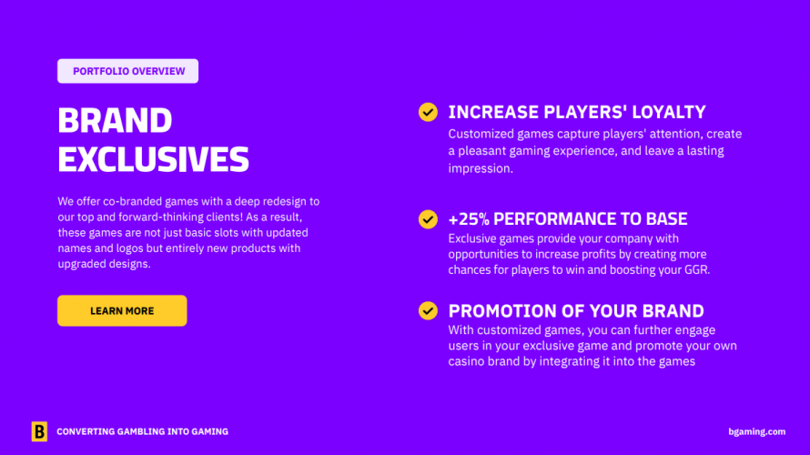 Brand Exclusives by BGaming screenshot 1