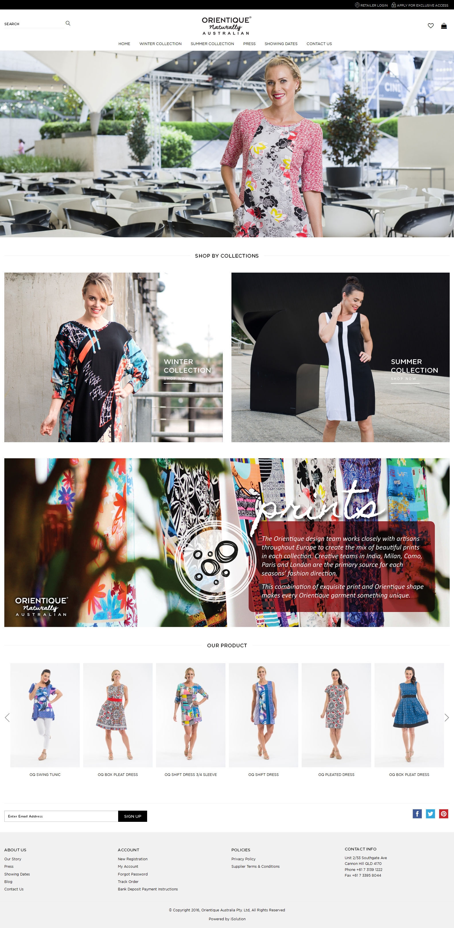 Orientique - Wholesale Women's Clothing screenshot 1