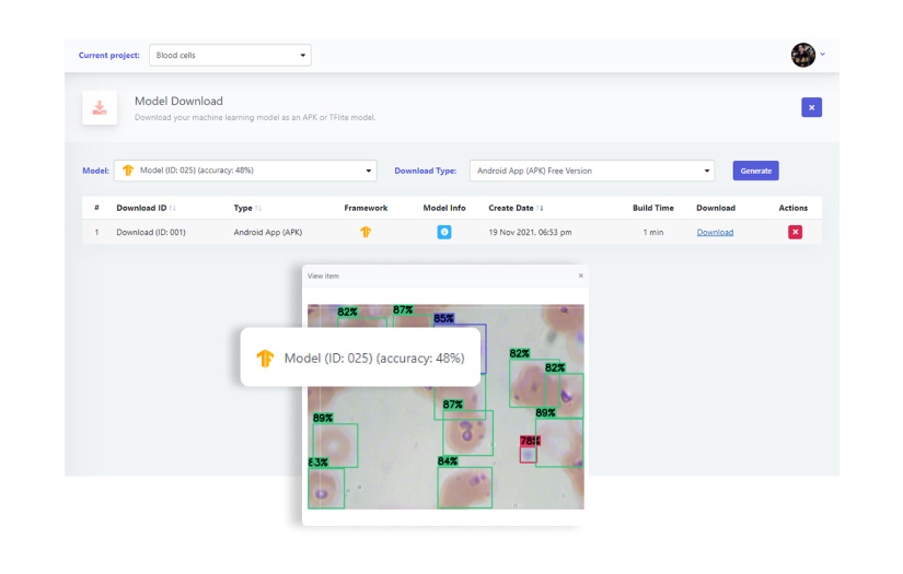 Machine Learning Model Training System screenshot 1