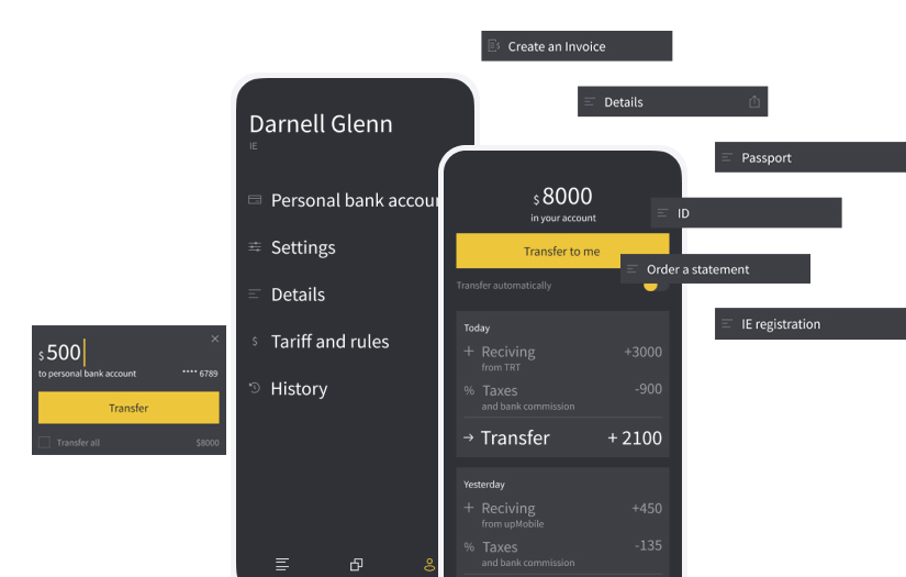 Mobile Banking App screenshot 1