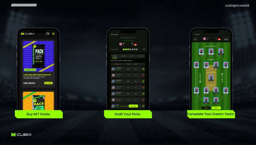 NFT based Sports Fantasy Game screenshot 2