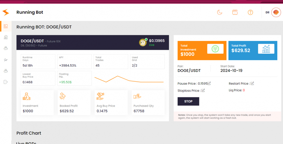 FlashTrade - All-in-One Crypto Bot Platform screenshot 1