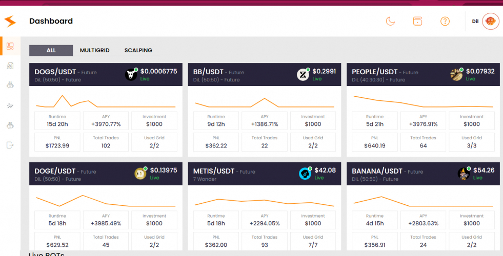 FlashTrade - All-in-One Crypto Bot Platform screenshot 3