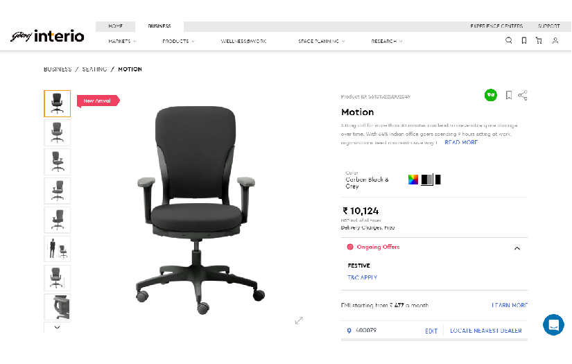 Godrej Interio (B2B) screenshot 1